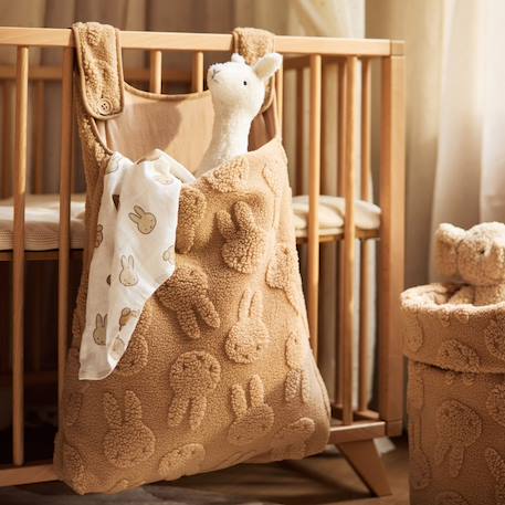 Sac de rangement miffy jacquard teddy biscuit Marron 2 - vertbaudet enfant 