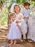 Robe bébé fille tulle broderie blanc 2 - vertbaudet enfant 