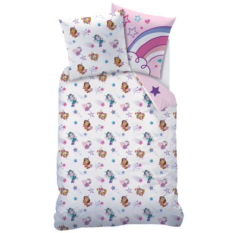 Parure de lit imprimée 100% coton, pat patrouille licorne Rose 4 - vertbaudet enfant 