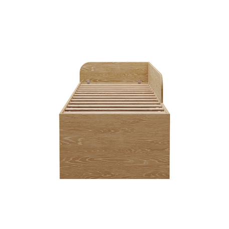 Lit gigogne avec tiroir bois massif noha Blanc+Blanc et bois+Bois 12 - vertbaudet enfant 