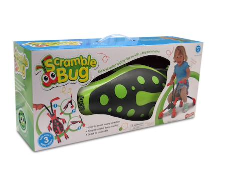 Porteur enfant pliable 4 roues scramblebug honet plastique Noir - vert 3 - vertbaudet enfant 