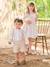Ensemble bébé chemise et short cérémonie beige+vert sauge 1 - vertbaudet enfant 