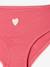 Lot 7 culottes fille cœur coton bio fuchsia 10 - vertbaudet enfant 