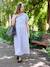 Robe longue grossesse et allaitement rayé bleu 2 - vertbaudet enfant 