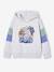 Sweat capuche imprimé blanc chiné+bleu ardoise+gris chiné 1 - vertbaudet enfant 