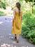 Robe longue grossesse allaitement ocre 2 - vertbaudet enfant 