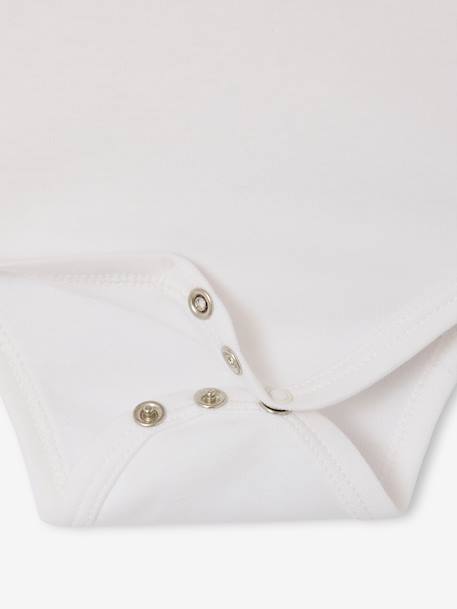 Lot 5 bodies bébé manches courtes lot blanc 8 - vertbaudet enfant 