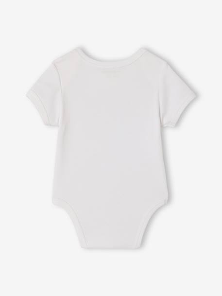 Lot 5 bodies bébé manches courtes lot blanc 7 - vertbaudet enfant 