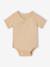 Lot 5 bodies bébé manches courtes lapin gris chiné 4 - vertbaudet enfant 