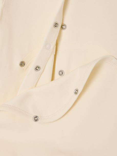 Lot 3 pyjamas bébé en coton bio beige+écru+vert sauge 13 - vertbaudet enfant 