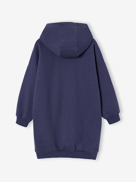 Robe sweat à capuche fille Harry Potter bleu nuit 2 - vertbaudet enfant 