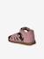 Sandales bébé cuir à scratchs fermées acajou+marine+or+rose 18 - vertbaudet enfant 