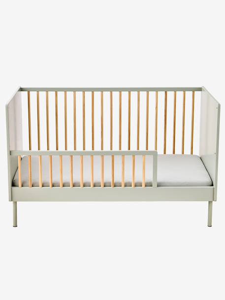 Lit bébé cannelé évolutif 70x140cm vert 9 - vertbaudet enfant 