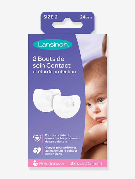 Bouts de Sein x 2 + Etui de protection inclus blanc 3 - vertbaudet enfant 