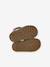 Sandales bébé cuir à scratchs fermées acajou+marine+or+rose 20 - vertbaudet enfant 