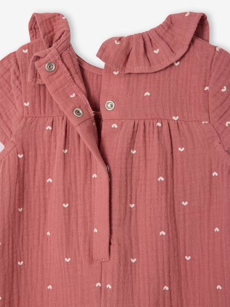 Combinaison bébé fille manches courtes blush 6 - vertbaudet enfant 