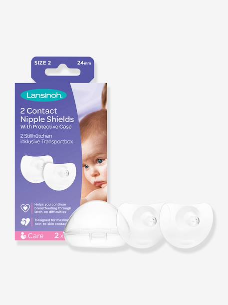 Bouts de Sein x 2 + Etui de protection inclus blanc 1 - vertbaudet enfant 