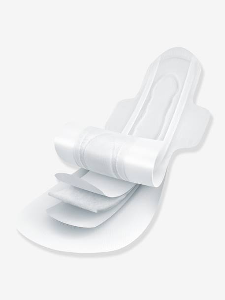 Lot de 12 serviettes post-accouchement 2 semaines et + blanc 8 - vertbaudet enfant 
