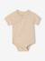 Lot 5 bodies bébé manches courtes lapin gris chiné 6 - vertbaudet enfant 