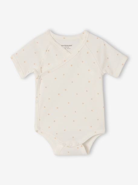 Lot 5 bodies bébé manches courtes lapin gris chiné 5 - vertbaudet enfant 