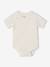 Lot 5 bodies bébé manches courtes lapin gris chiné 5 - vertbaudet enfant 