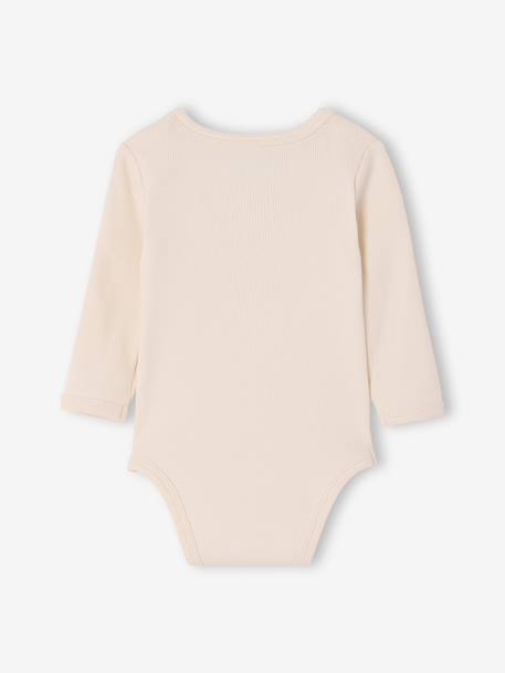 Lot 3 bodies bébé manches longue vert sauge 5 - vertbaudet enfant 