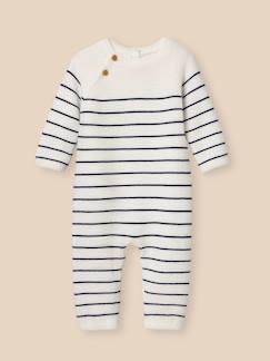 Combinaison bébé en coton biologique et laine  - vertbaudet enfant