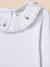 Body bébé col en broderie anglaise - coton biologique Blanc casse 2 - vertbaudet enfant 