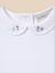 Body col brodé bébé - coton biologique Blanc casse 2 - vertbaudet enfant 