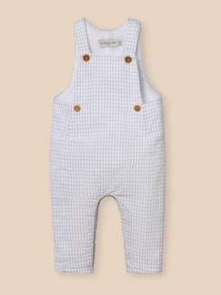 -Salopette à carreau bébé