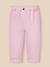 Pantalon paperbag bébé Rose tendre 1 - vertbaudet enfant 