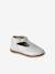 Chaussures salomés bébé fille cuir boucle beige irisé+blanc 8 - vertbaudet enfant 