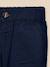 Pantalon tissu façonné bébé Marine clair 2 - vertbaudet enfant 