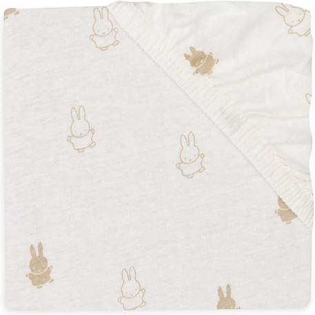 Drap housse Blanc, beige 1 - vertbaudet enfant 
