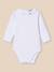 Body col brodé bébé - coton biologique Blanc casse 1 - vertbaudet enfant 