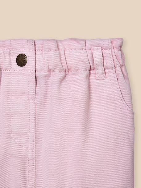 Pantalon paperbag bébé Rose tendre 3 - vertbaudet enfant 