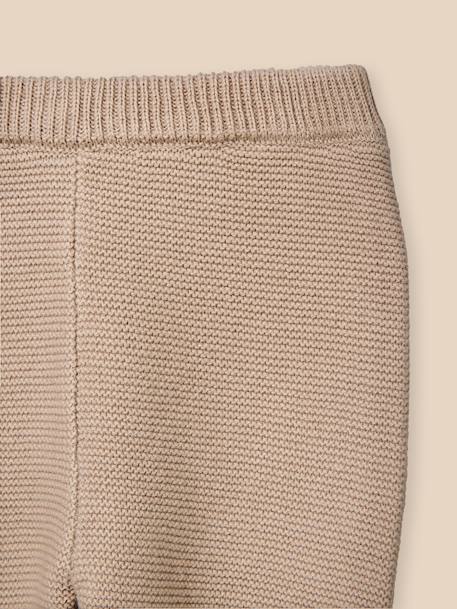 Legging bébé - coton biologique Amande+Beige chine 6 - vertbaudet enfant 