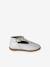 Chaussures salomés bébé fille cuir boucle beige irisé+blanc 9 - vertbaudet enfant 