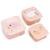 Lot de 3 boîtes à goûter Rose 1 - vertbaudet enfant 