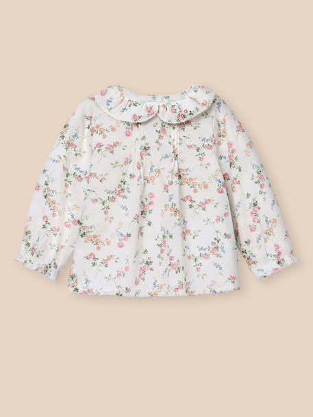 Chemisier guimpe en tissu liberty bébé Liberty elizabeth 1 - vertbaudet enfant 