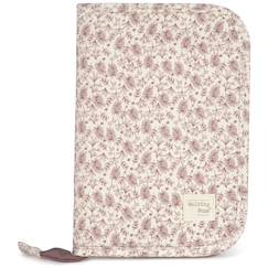 Puériculture-Sac à langer-Protège carnet de santé bébé zippé en coton – rangement organisé