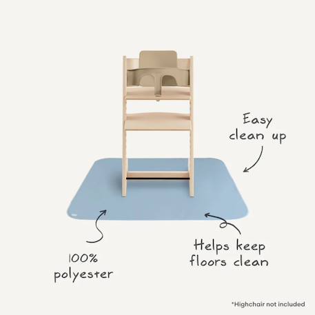 Tapis anti-éclaboussure Beige+Ecru+Vert 2 - vertbaudet enfant 