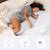 Coussin de grossesse et allaitement maxxy Little dots grey+Mini flower sand 2 - vertbaudet enfant 