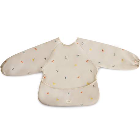 Bavoir à manches longues Ecru+Ecru, jaune, bleu+Ecru, vert+Rose, jaune, violet 6 - vertbaudet enfant 