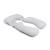 Coussin de grossesse et allaitement maxxy Little dots grey+Mini flower sand 1 - vertbaudet enfant 