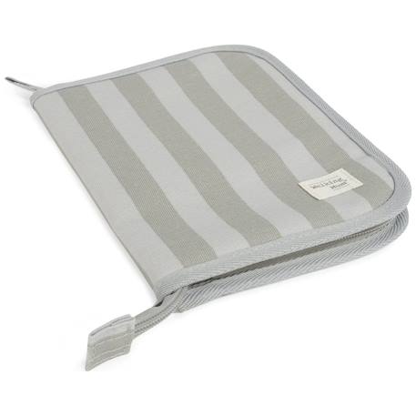 Protège carnet de santé Beige+Vert+Vert cadrillé 9 - vertbaudet enfant 