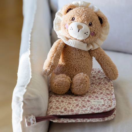 Protège carnet de santé bébé zippé en coton – rangement organisé Mauve+Vert 5 - vertbaudet enfant 