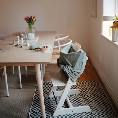 Tapis anti-éclaboussure Ecru+Vert+Vert, écru 10 - vertbaudet enfant 