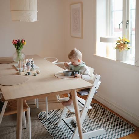 Tapis anti-éclaboussure Ecru+Vert+Vert, écru 8 - vertbaudet enfant 