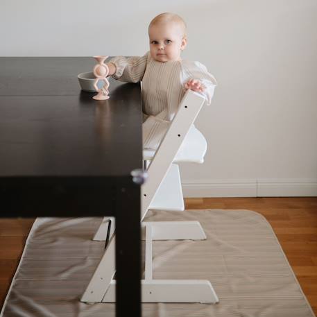Tapis anti-éclaboussure Beige+Ecru+Vert 4 - vertbaudet enfant 